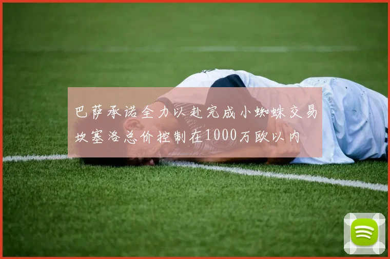 巴萨承诺全力以赴完成小蜘蛛交易坎塞洛总价控制在1000万欧以内